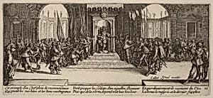 Distribution of Rewards by Gerrit van Schagen after Jacques Callot