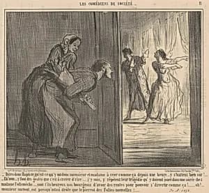Dites-donc Baptiste ... by Honoré Daumier