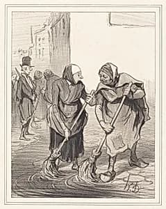 Dites donc, mame Giboulard... by Honoré Daumier