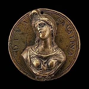 Diva Faustina [obverse] by Moderno