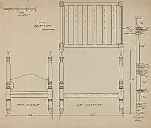 Doll Bed by American 20th Century