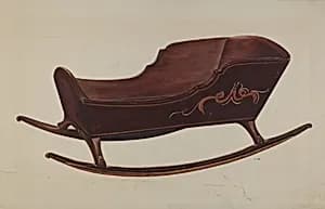 Doll Cradle by Orville Cline