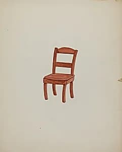 Doll Furniture - Chair by Ellen Duncan
