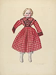 Doll with Bisque Head by Beverly Chichester