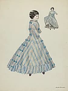 Doll with China Head by Edith Towner