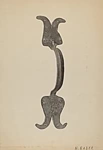 Door Handle by Herman Bader