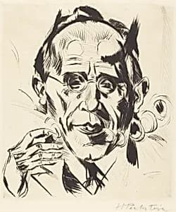 Dr. Paul Fechter by Max Pechstein