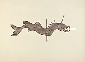 Dragon Weather Vane by Dorothy Hay Jensen