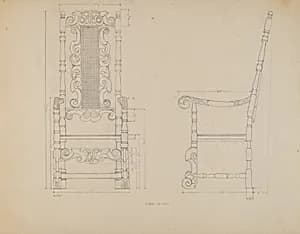 Drawing of a Chair by American 20th Century