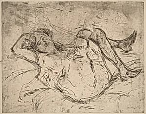 Dreaming Girl by Ernst Ludwig Kirchner