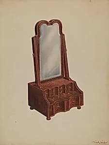 Dressing Mirror by Frank Wenger
