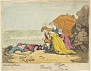 Portrait of Elizabeth Howitt, after Thomas Rowlandson
