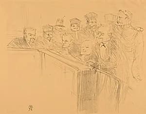 Dupas Deposition (Déposition Dupas) by Henri de Toulouse-Lautrec