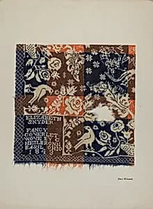 Eagle Coverlet by George E. Rhone