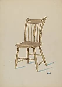 Early American Chair by Rex F. Bush