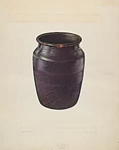 Earthen Churn by Clyde L. Cheney