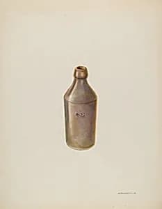 Earthenware Ale Bottle by Gerald Transpota