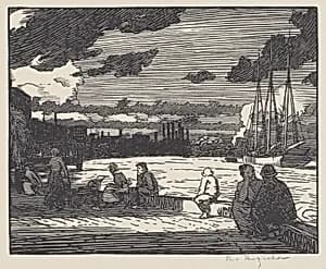 East River, Evening