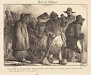 Ecole du balayeur by Nicolas-Toussaint Charlet