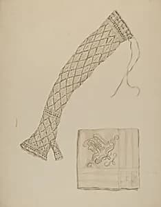 Economy Handkerchief and Mitts by Eva Wilson