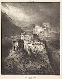 Eglise Saint-Jean, Thiers by Eugène Isabey