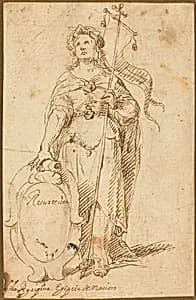 Egyptian Sibyl by Spanish 17th Century