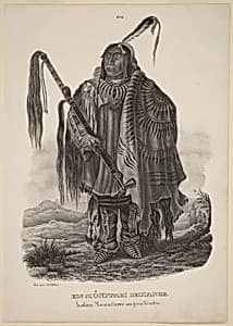 Ein Monitari Indianer