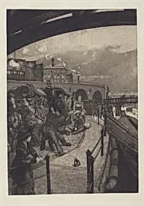 Ein Mord (A Murder) by Max Klinger