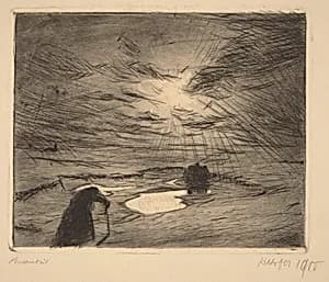 Einsamkeit (Loneliness) by Karl Hofer