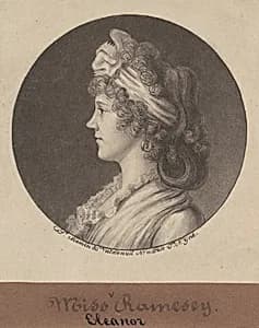Eleanor Ramsay Fitzwilliam by Charles B. J. Févret de Saint-Mémin