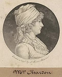 Eleanor Rawle Chardon by Charles B. J. Févret de Saint-Mémin