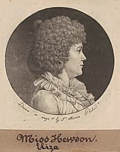 Eliza Hewson by Charles B. J. Févret de Saint-Mémin