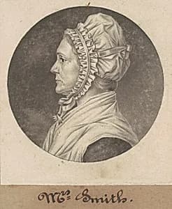 Elizabeth Custis Teackle Smith by Charles B. J. Févret de Saint-Mémin