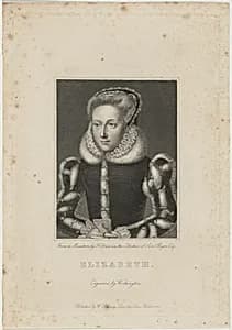 Elizabeth by William Henry Worthington after Hans Holbein the Younger