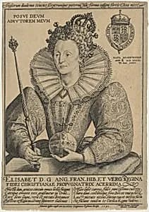 Elizabeth, Queen of England by Crispijn de Passe I