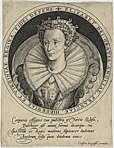 Elizabeth, Queen of England by Crispijn de Passe I