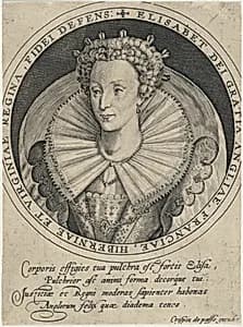 Elizabeth, Queen of England by Crispijn de Passe I