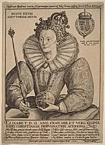 Elizabeth, Queen of England by Crispijn de Passe I