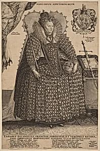 Elizabeth, Queen of England by Crispijn de Passe I