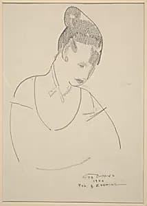 Elsie Speicher [verso] by George Bellows