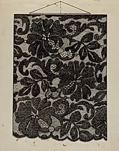 Embroidered Lace by Florence Stevenson