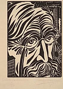 Emile Verhaeren by Frans Masereel