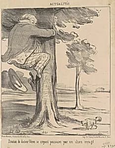 Emotion du docteur Véron ... by Honoré Daumier
