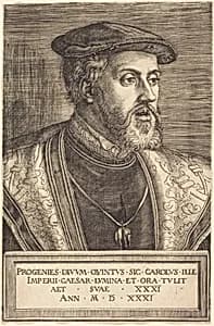 Emperor Charles V by Barthel Beham