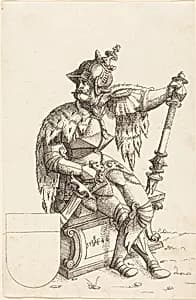 Emperor Charles V by Augustin Hirschvogel