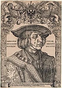 Emperor Maximilian I by Hans Weiditz, II, after Albrecht Dürer