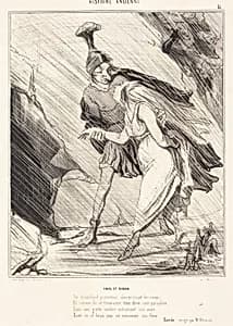 Enée et Didon by Honoré Daumier
