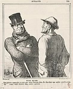 Entre recors by Honoré Daumier