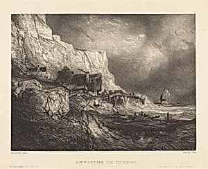 Environs de Dieppe by Eugène Isabey