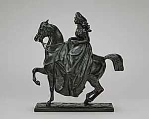 Equestrienne in 1830 Dress by Antoine-Louis Barye